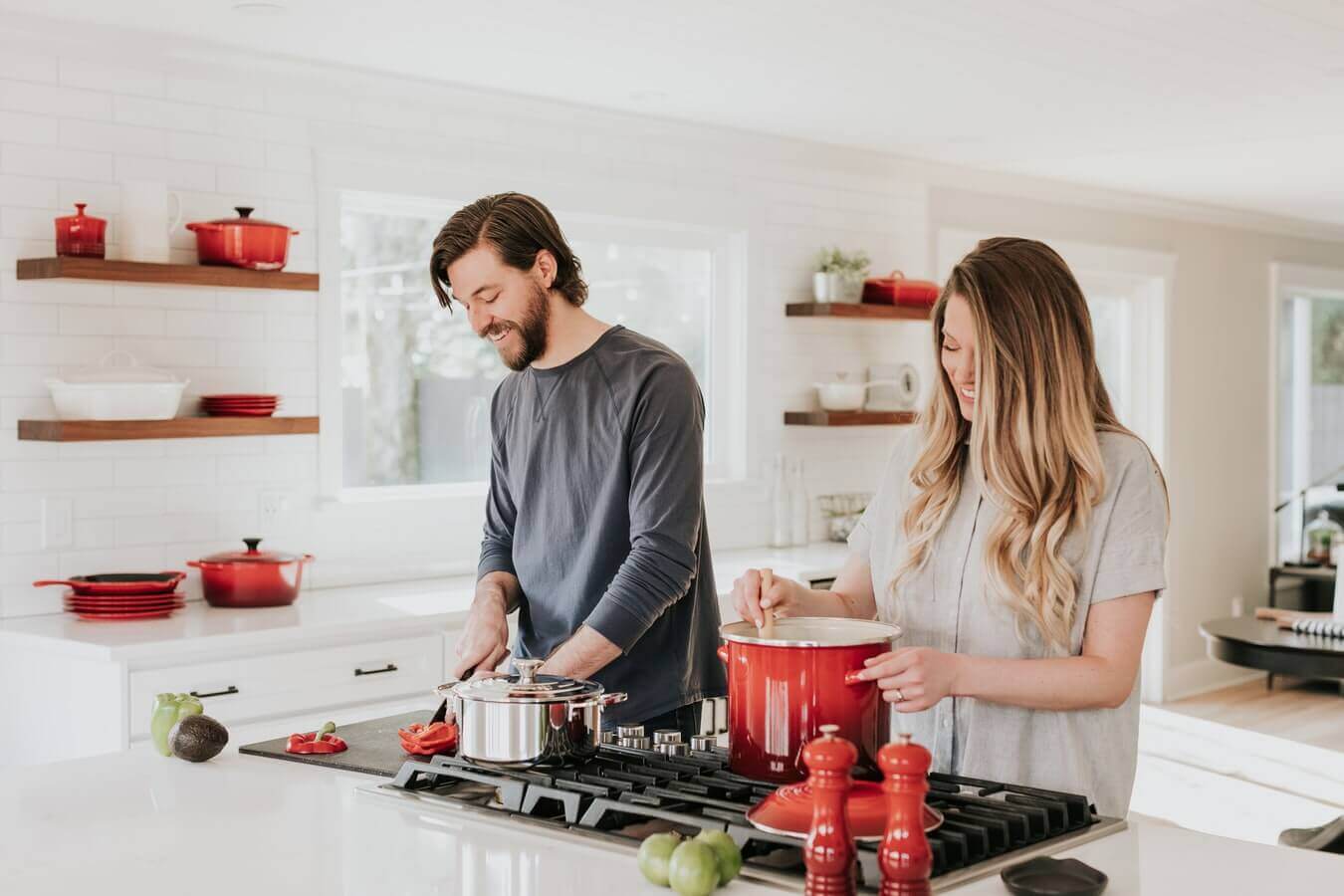 couple kitchen bar